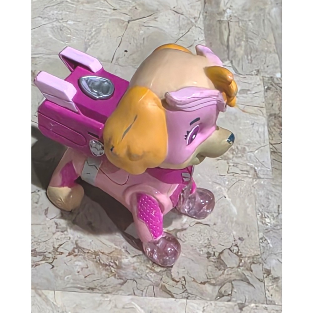 Paw Patrol Skye Mighty Pups Charged Up Pink Superhero Action Figure Toy